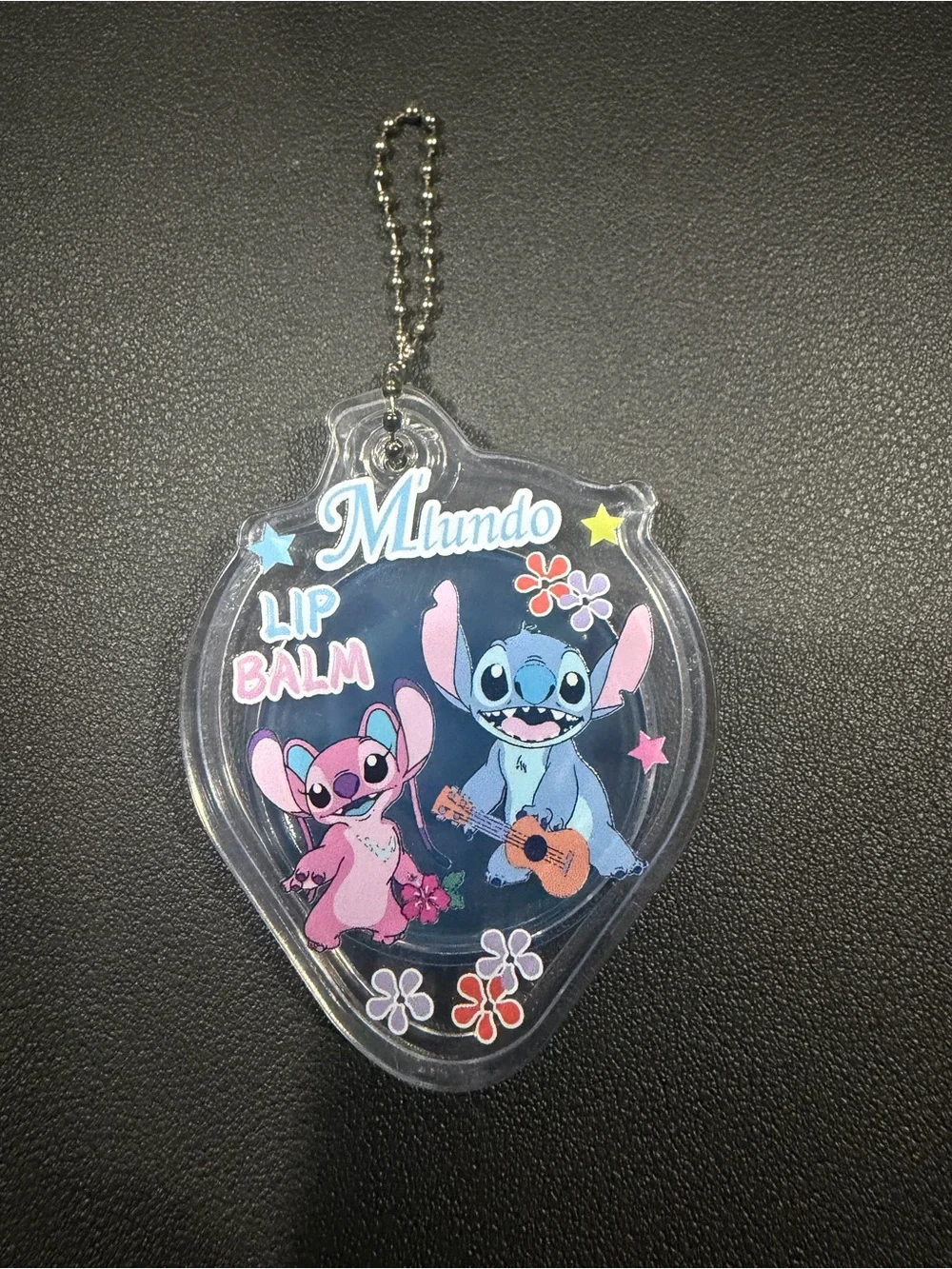 Kids Lip Balm Keychain - Pink & Blue